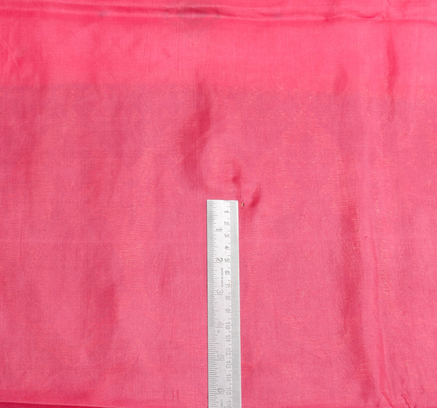 Sushila Vintage Mysore Silk Sarees Beautiful Zari Border Pink Soft Sari Fabric