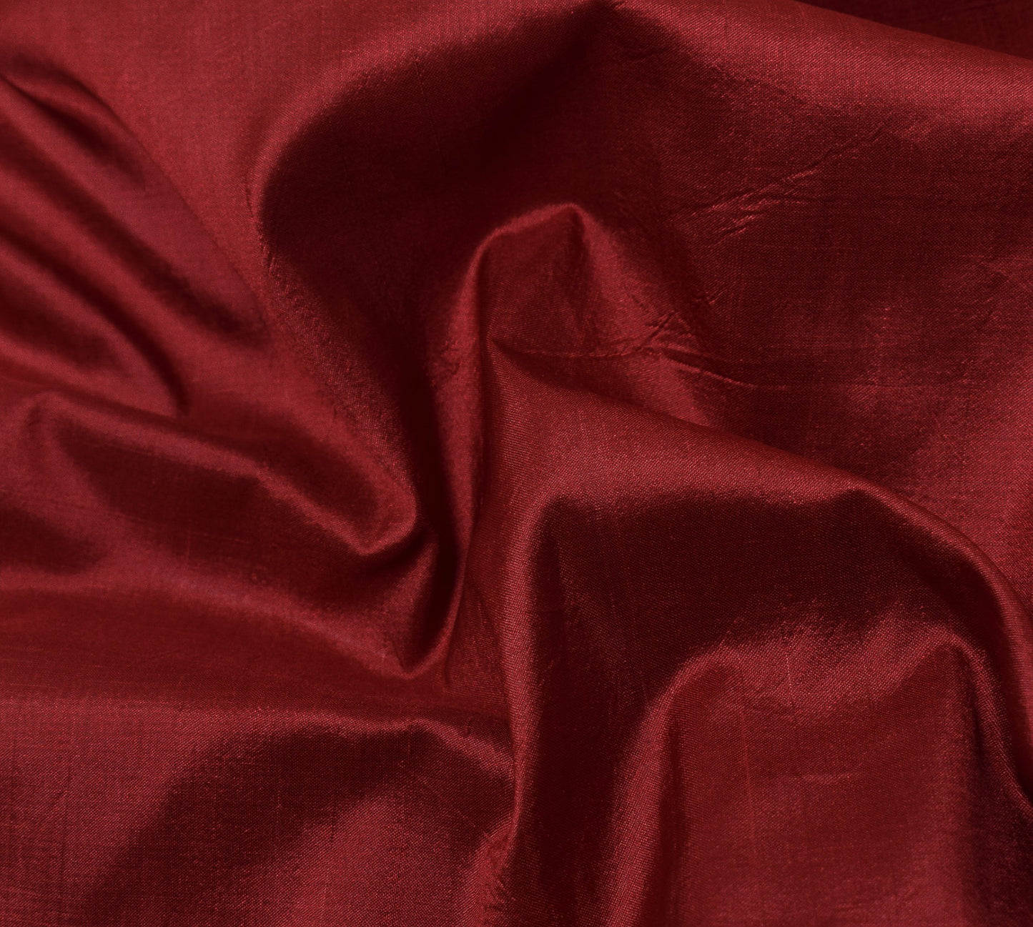 Sushila Vintage Maroon Saree 100% Pure Silk Zari Brocade Soft Indian Sari Fabric