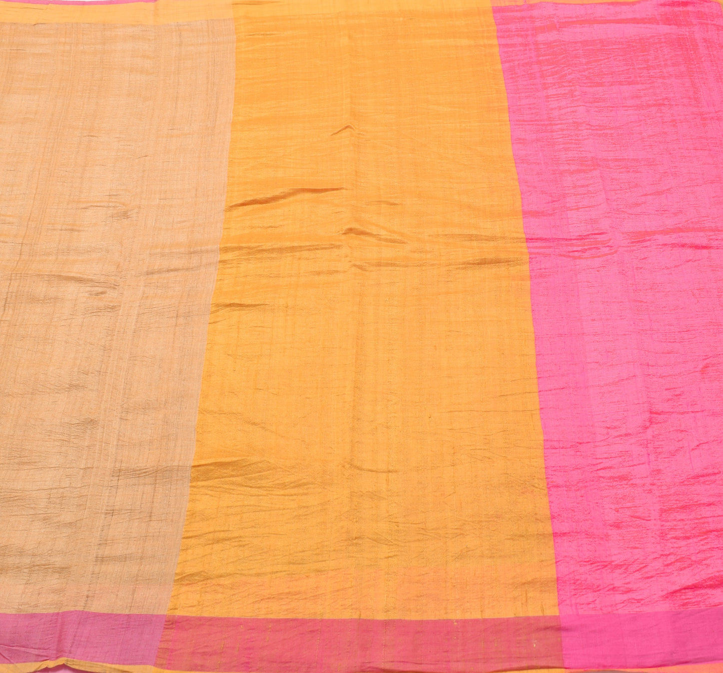 Sushila Vintage Pure Khadi Saree Woven Brown Fancy Designer Sari Craft Fabric