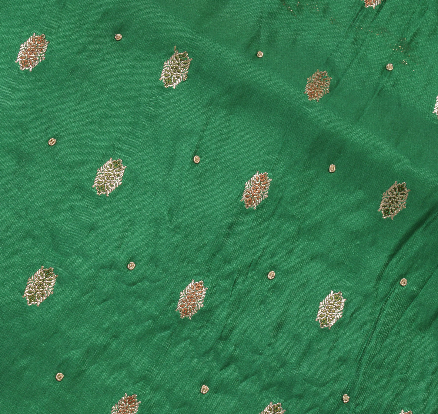 Sushila Vintage Heavy Saree Pure Satin Silk Banarasi Brocade Woven Sari Fabric