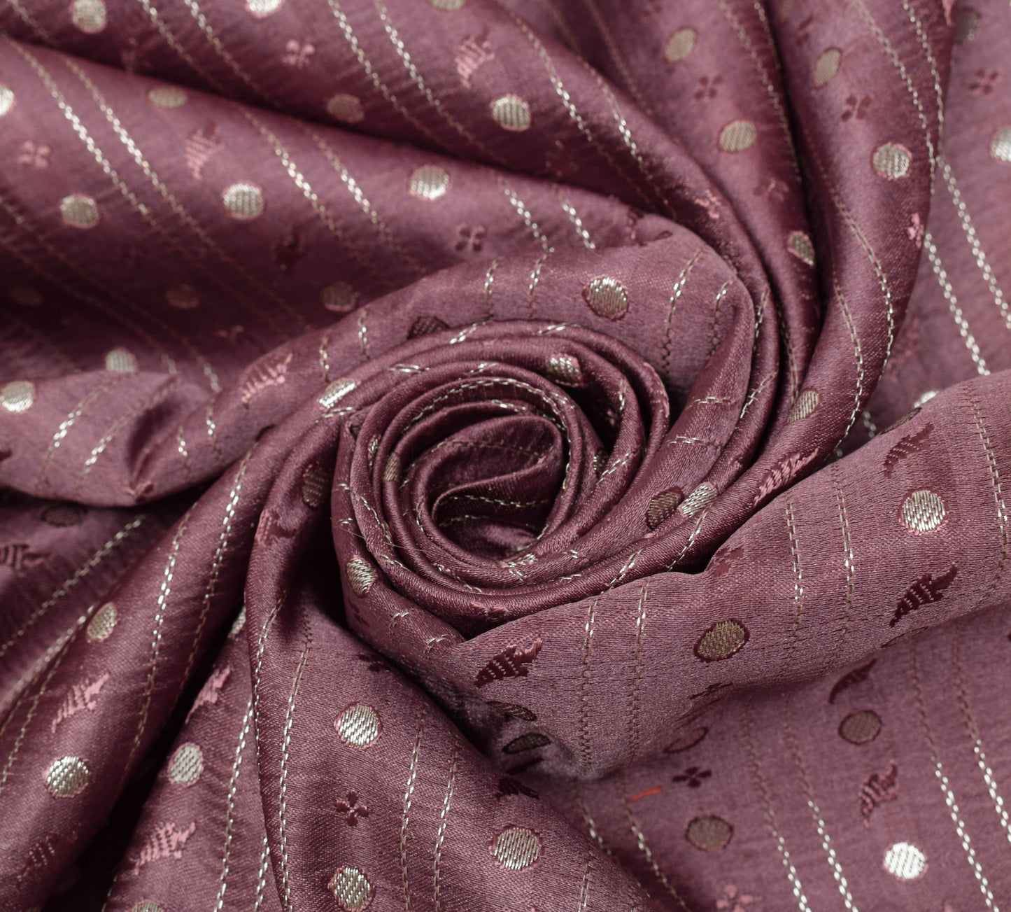 Sushila Vintage Heavy Banarasi Sari Traditional Mauve Satin Silk Zari WovenSaree