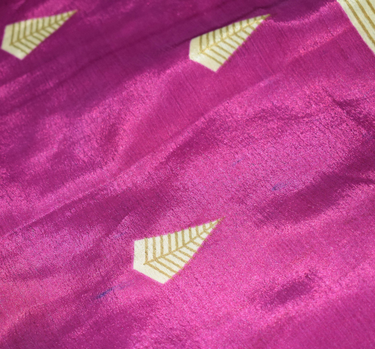 Sushila Vintage Silk Saree Magic Wrap Reversible Skirt Magenta Beach Dress Boho