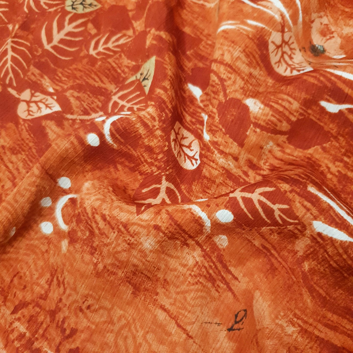 Sushila Vintage Rust Silk Saree Magic Wrap Reversible Skirt Beach Dress Handmade