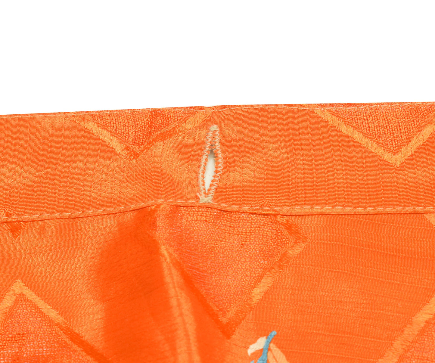 Sushila Vintage Silk Saree Orange Magic Wrap Reversible Skirt Beach Dress Hippie