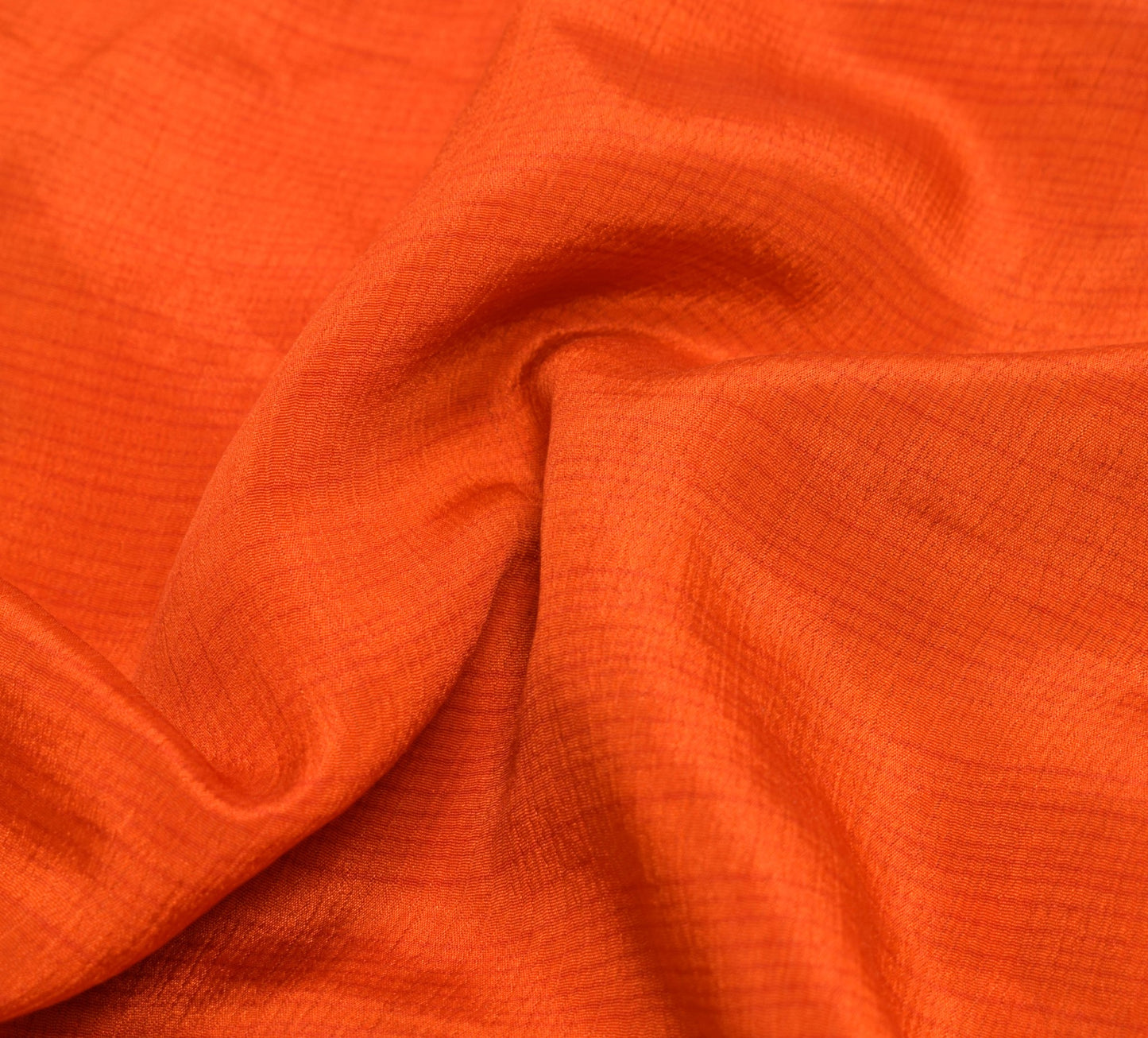 Sushila Vintage Orange Silk Saree Magic Wrap Reversible Skirt Beach Dress Hippie