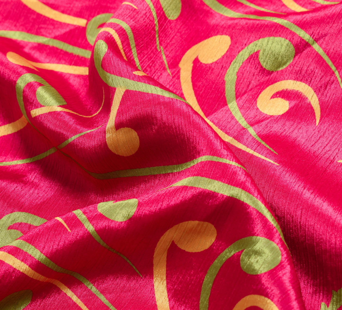 Sushila Vintage Magenta Silk Saree Magic Wrap Reversible Skirt Beach Dress Boho