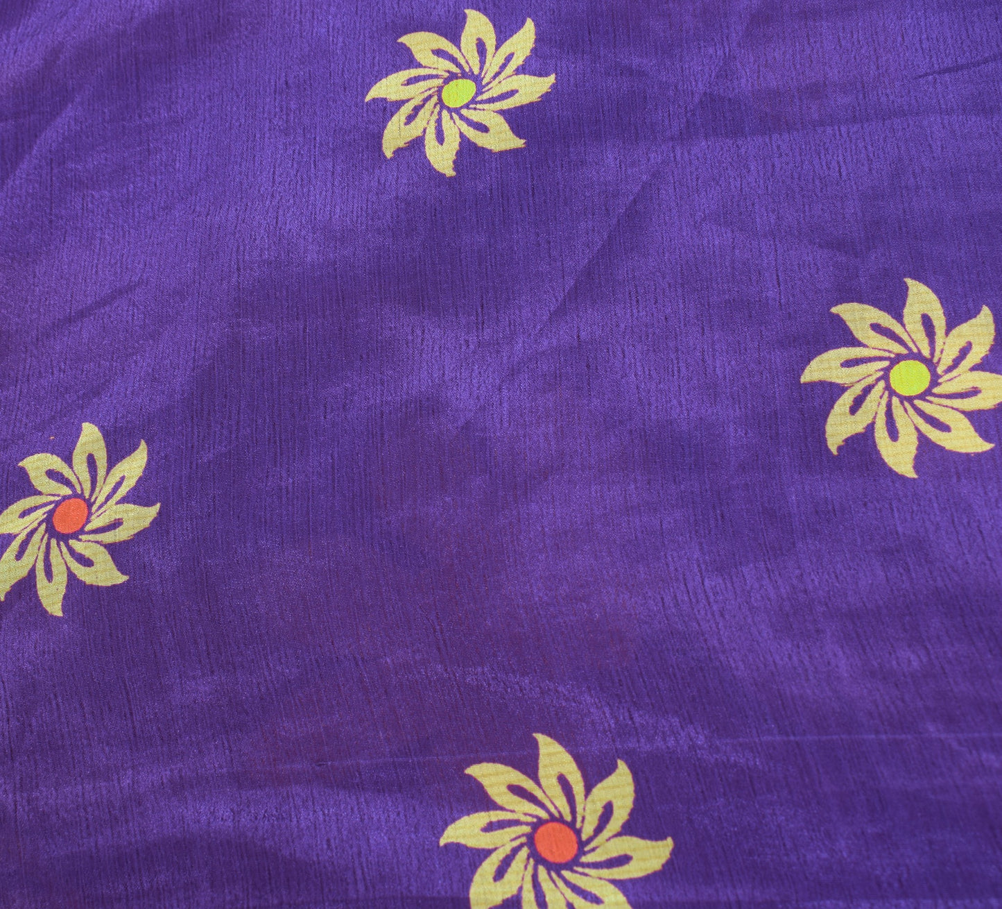 Sushila Vintage Purple Silk Saree Magic Wrap Reversible Skirt Beach Dress Hippie