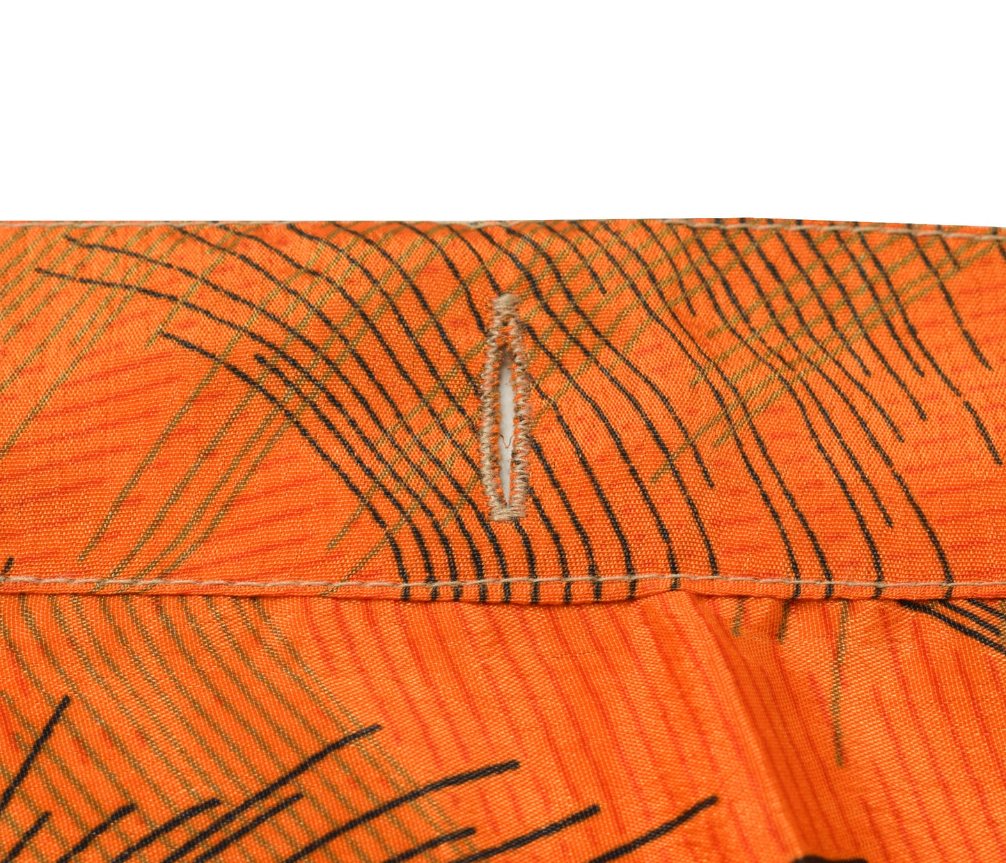 Sushila Vintage Orange Silk Saree Magic Wrap Reversible Skirt Beach Dress Hippie