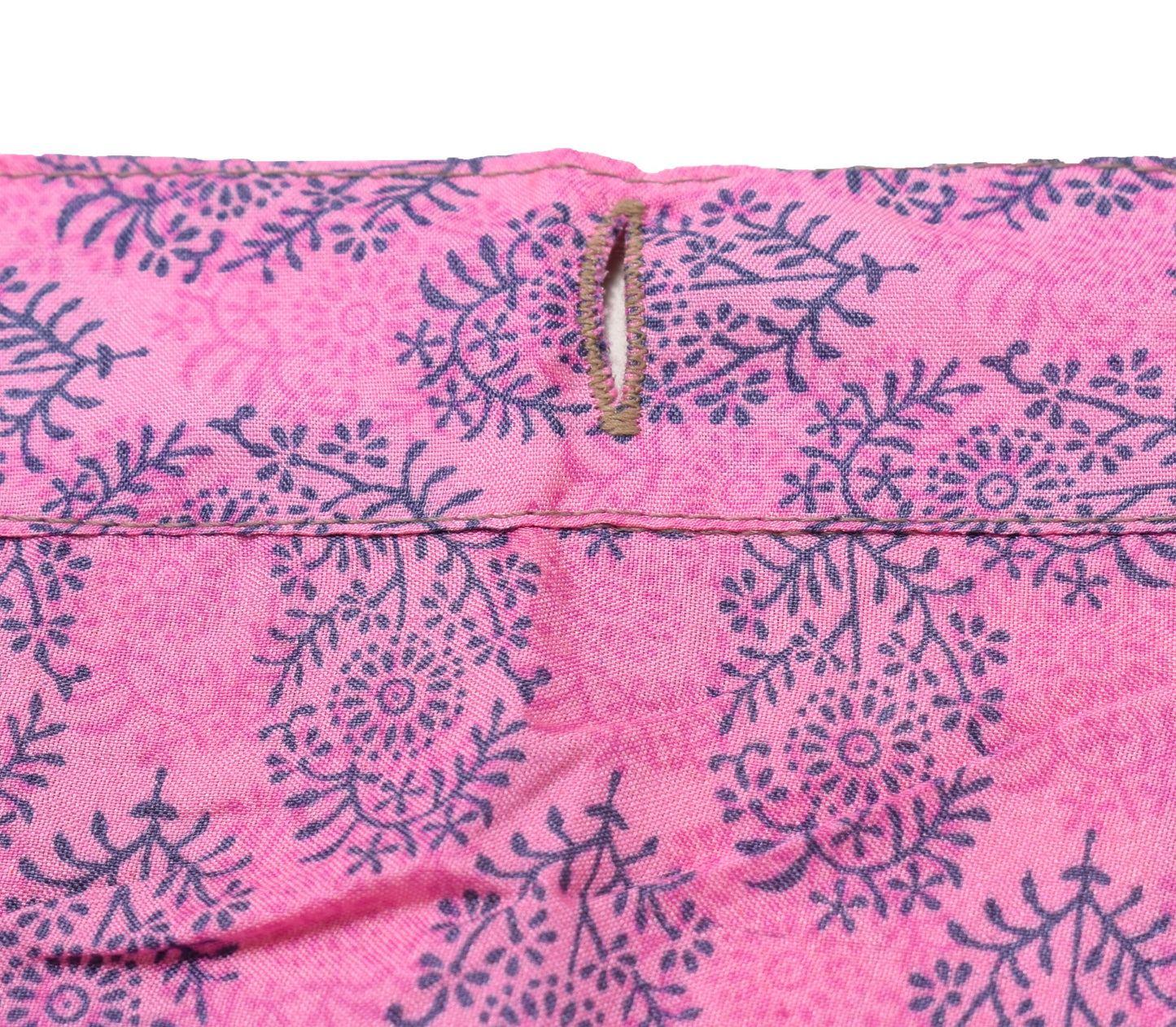 Sushila Vintage Handmade Silk Saree Magic Wrap Reversible Skirt Beach Dress Pink