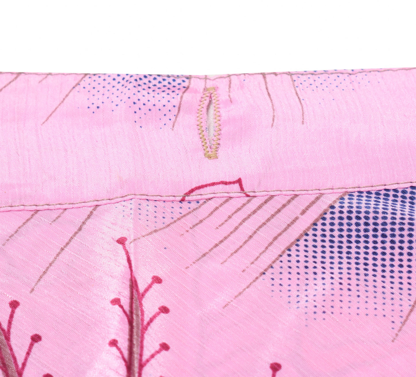 Sushila Vintage Silk Saree Magic Wrap Reversible Skirt Pink Handmade BeachDress