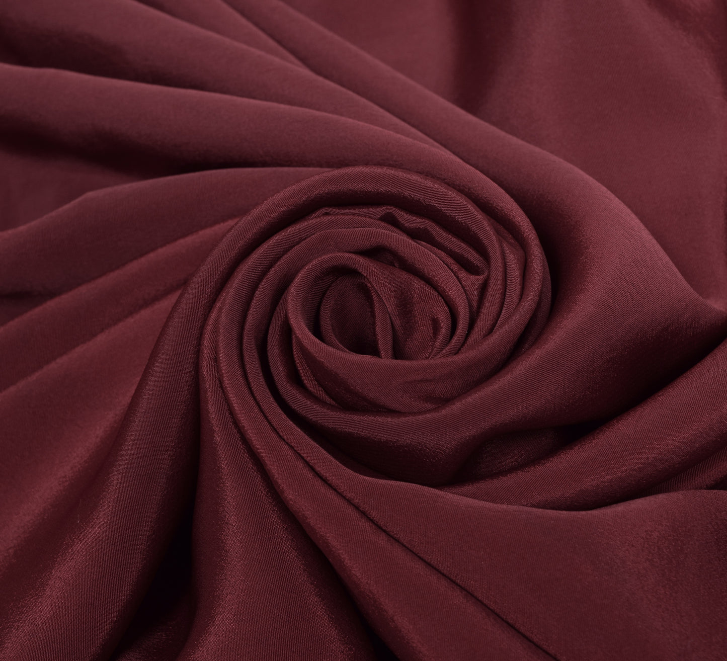 Sushila Vintage Sari Remnant Scrap Multi Purpose Maroon Crepe Silk Craft Fabric