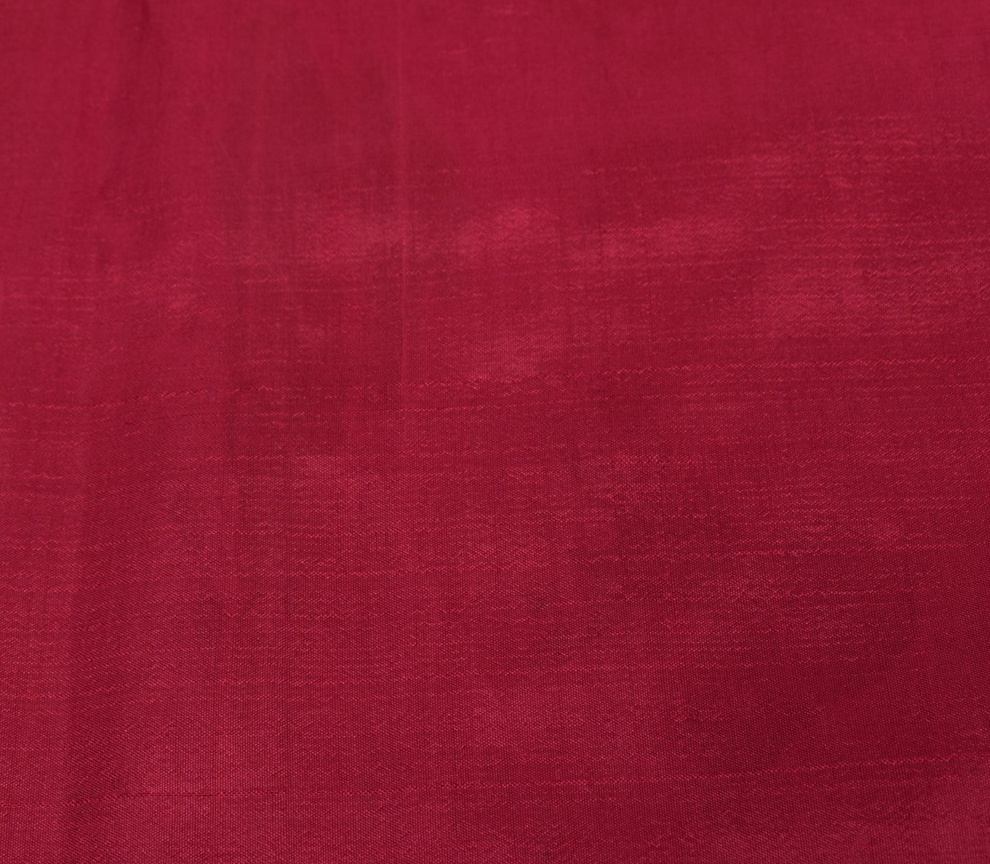 Sushila Vintage Maroon Plain Sari Remnant Scrap 100%Pure Silk Craft Dress Fabric