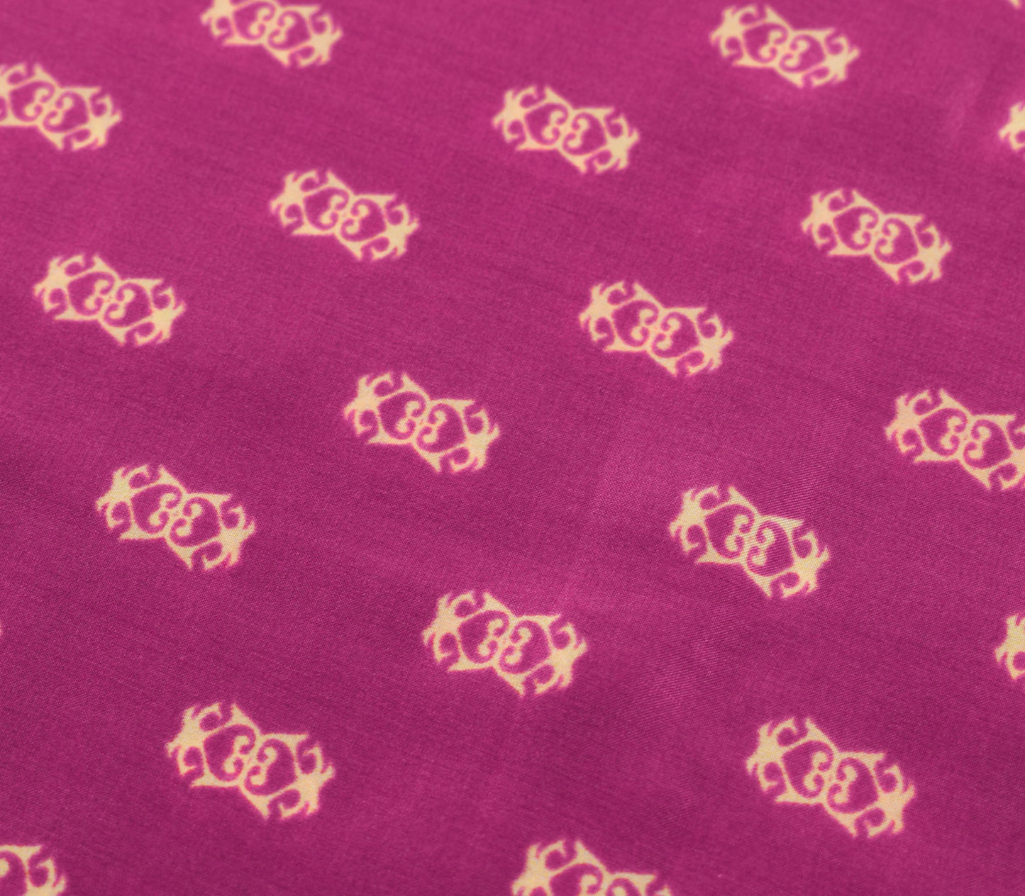 Sushila Vintage Magenta Daily Wear Saree 100%Pure Crepe Silk Printed Soft Fabric