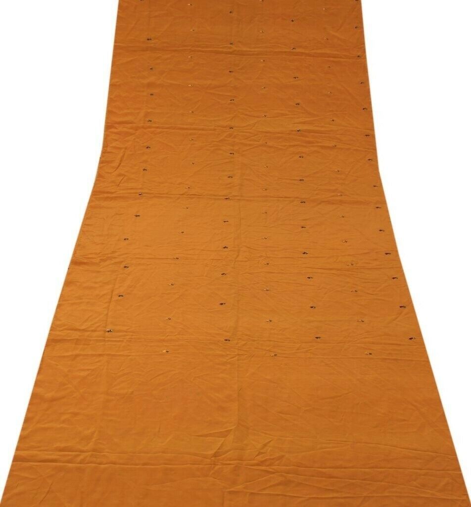 100% Pure Crepe Silk Vintage Sari Remnant Scrap Fabric for Sewing Craft