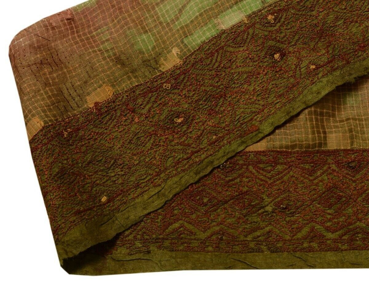 Vintage Saree Border Indian Craft Trim Embroidered Sewing Ribbon Lace