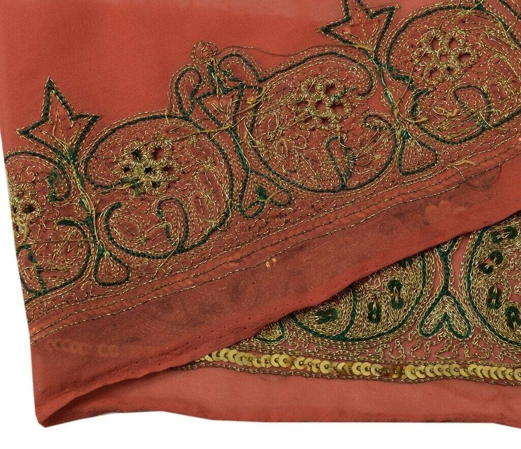 Vintage Sari Border Indian Craft Sewing Trim Zari Thread Embroidered Ribbon Lace