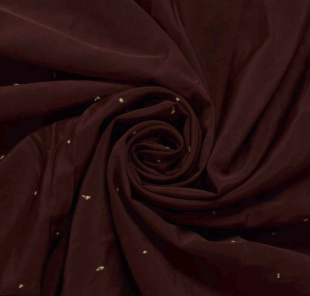 Blend Crepe Silk Vintage Sari Remnant Scrap Fabric for Sewing Craft