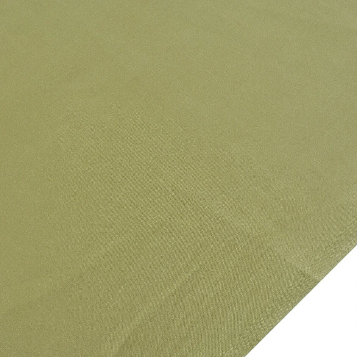 Blend Crepe Silk Plain Green Vintage Sari Remnant Scrap Fabric for Sewing Craft