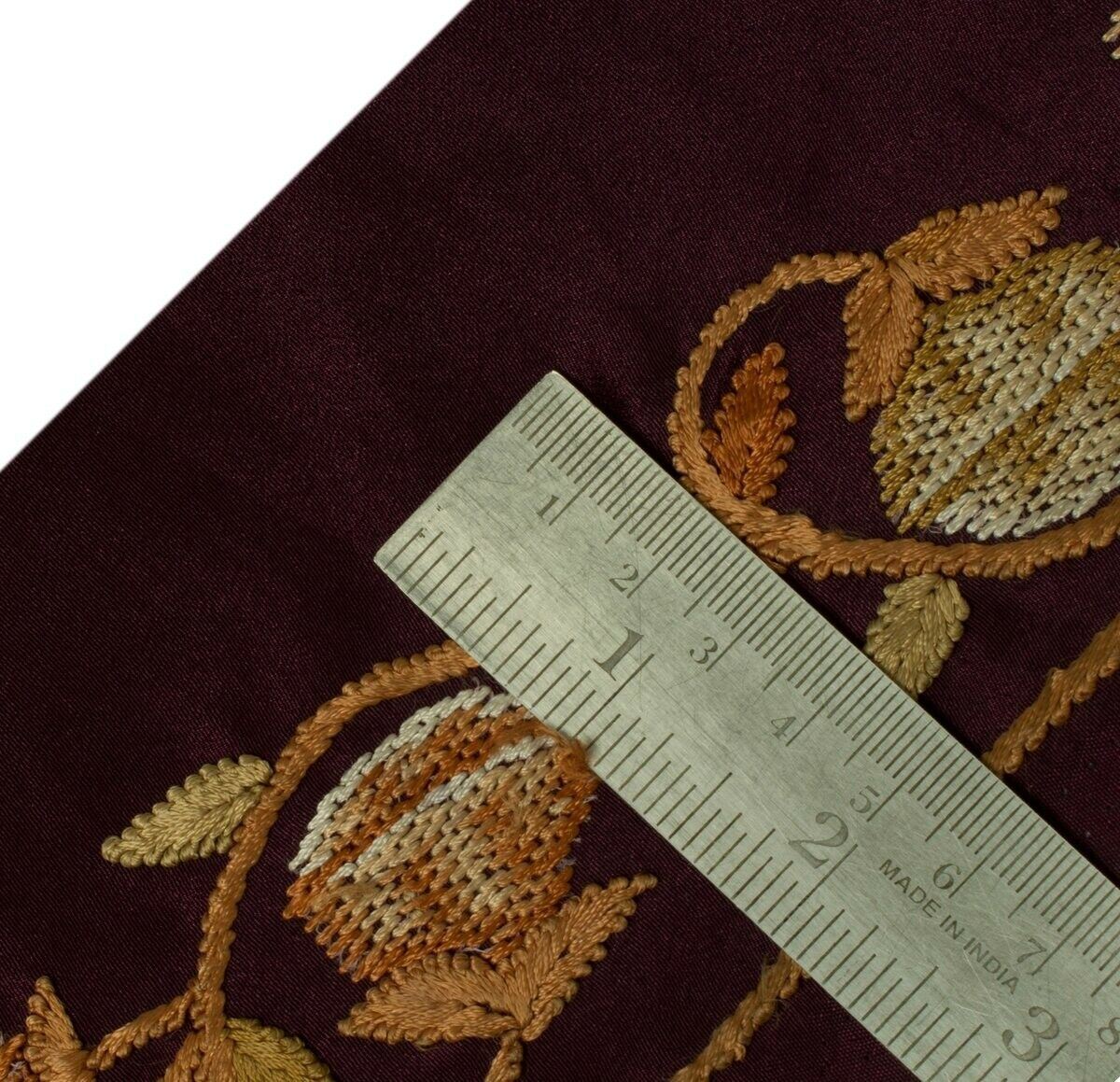 Vintage Sari Border Indian Craft Sewing Trim Hand Embroidered Edging Ribbon Lace