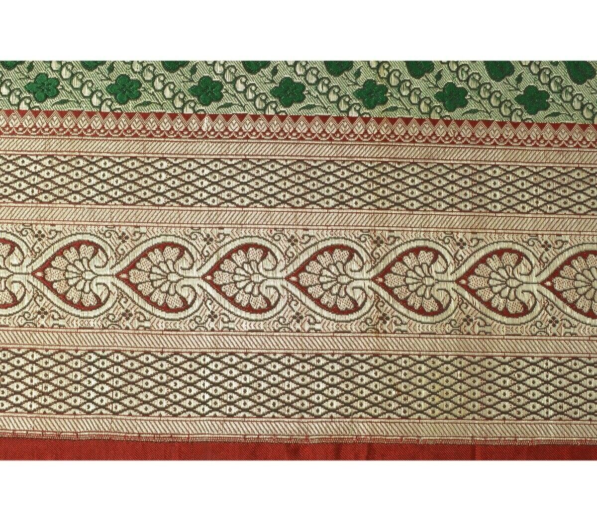 Vintage Sari Border Indian Craft Sewing Trim Woven Banarasi Brocade Ribbon Lace