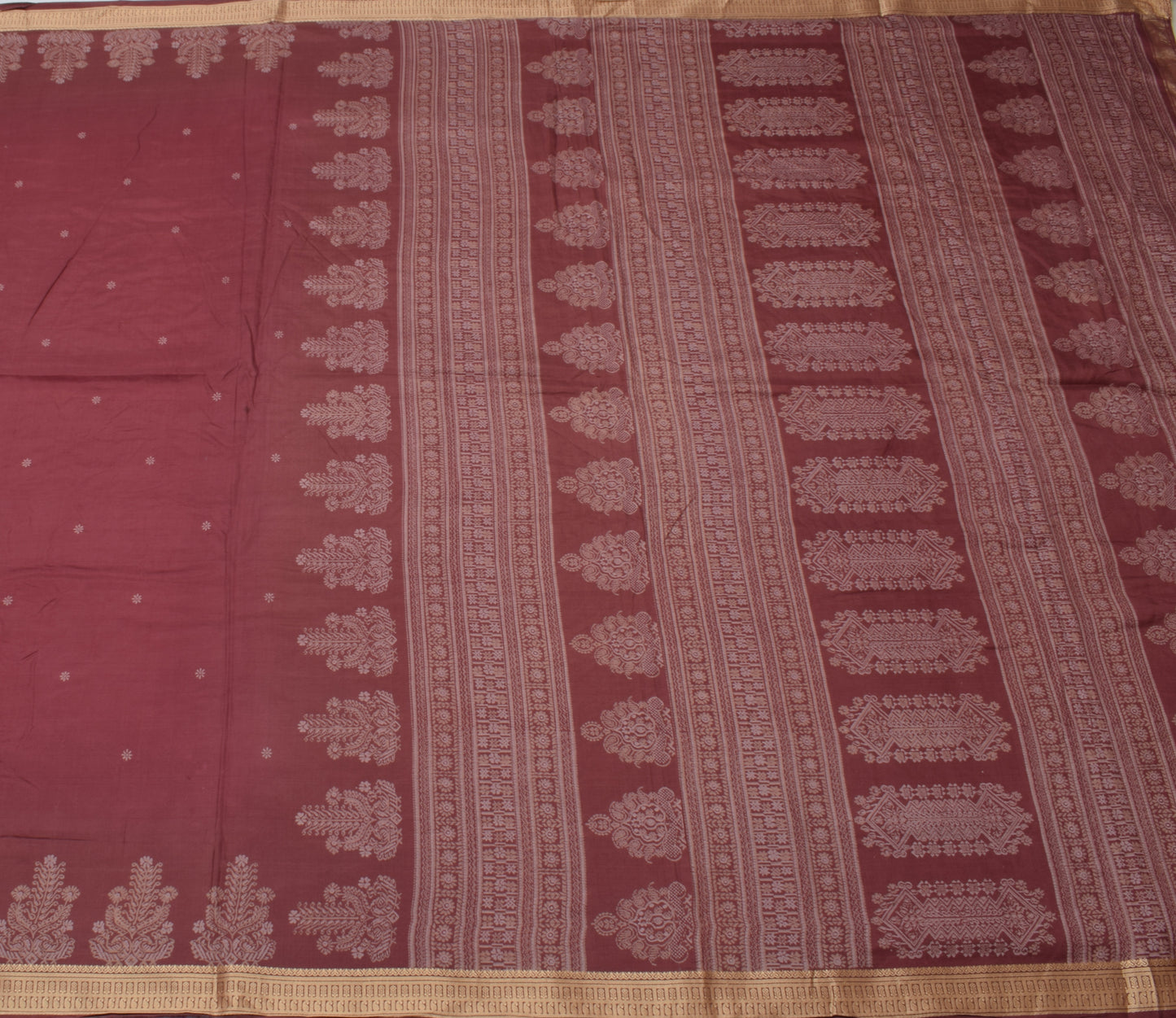 Sushila Vintage Indian Scrap Saree 100% Pure Silk Printed Floral Sari Fabric