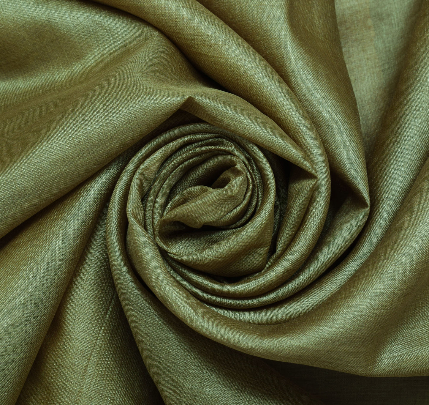 Sushila Vintage Gray Green Sari Pure Silk Woven Floral Sari Decor 5 Yard Fabric