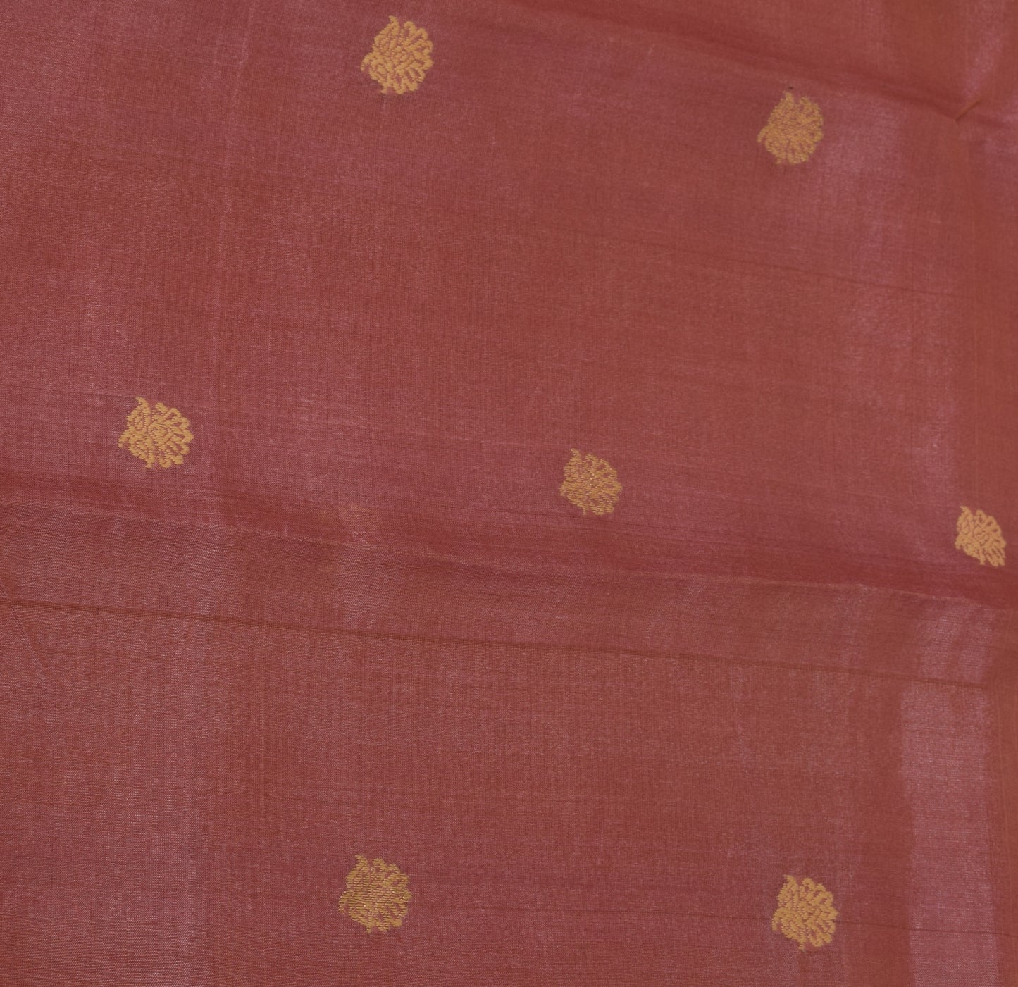 Sushila Vintage Beautiful Saree 100% Pure Silk Woven Floral Sari 5 Yard Fabric