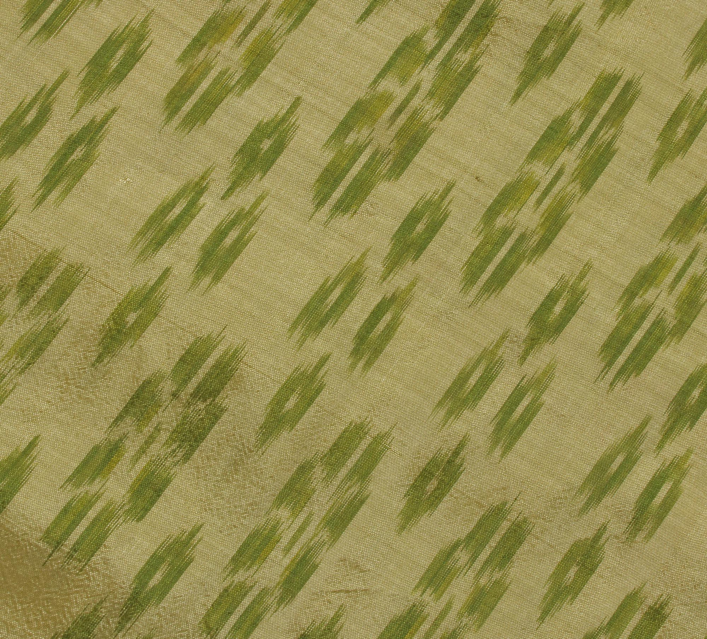 Sushila Vintage Cream Saree Pure Silk Hand Woven Ikat Patola Sari Craft Fabric