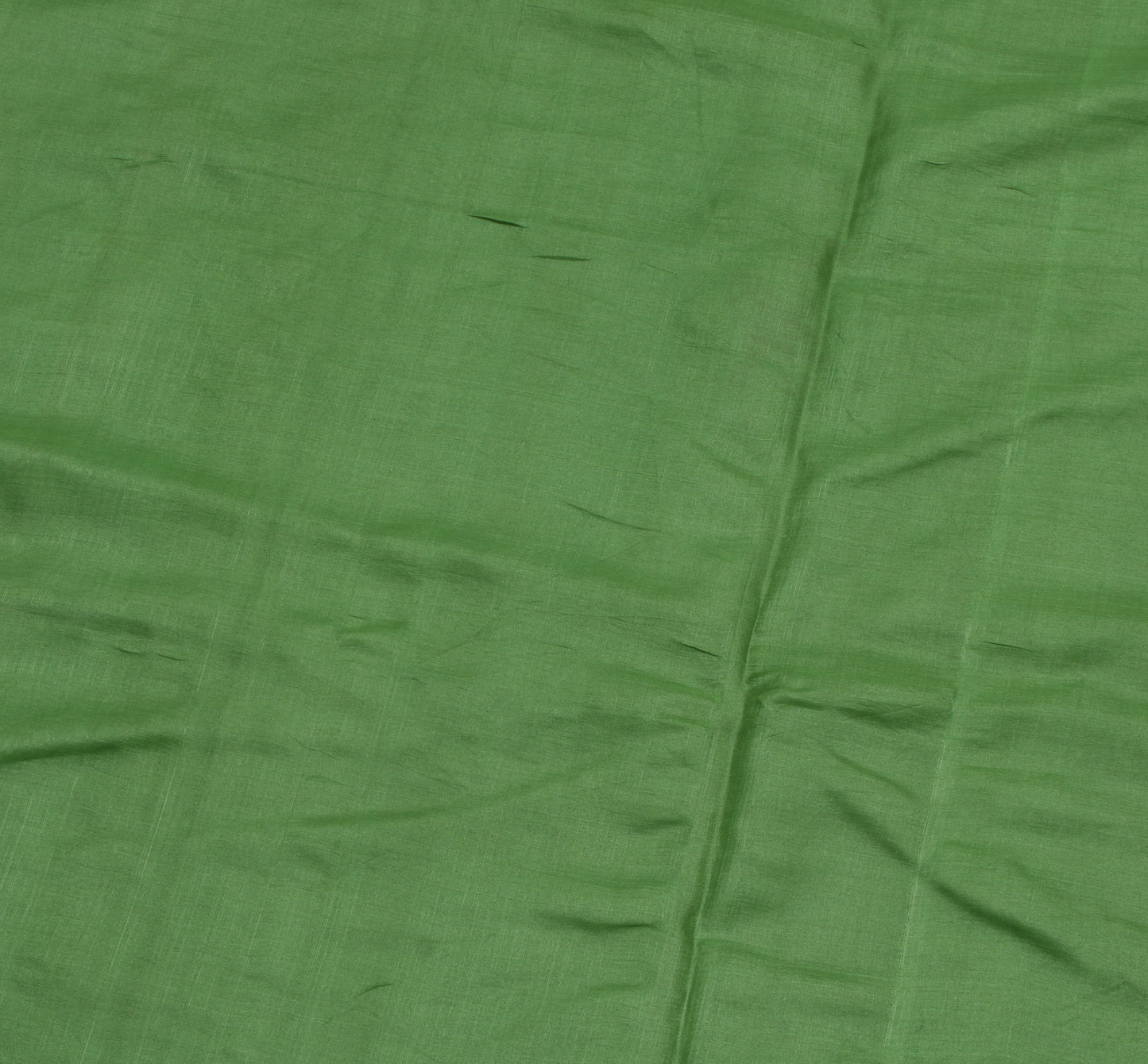 Sushila Vintage Green Indian Saree Pure Silk Embroidered Floral Sari Fabric