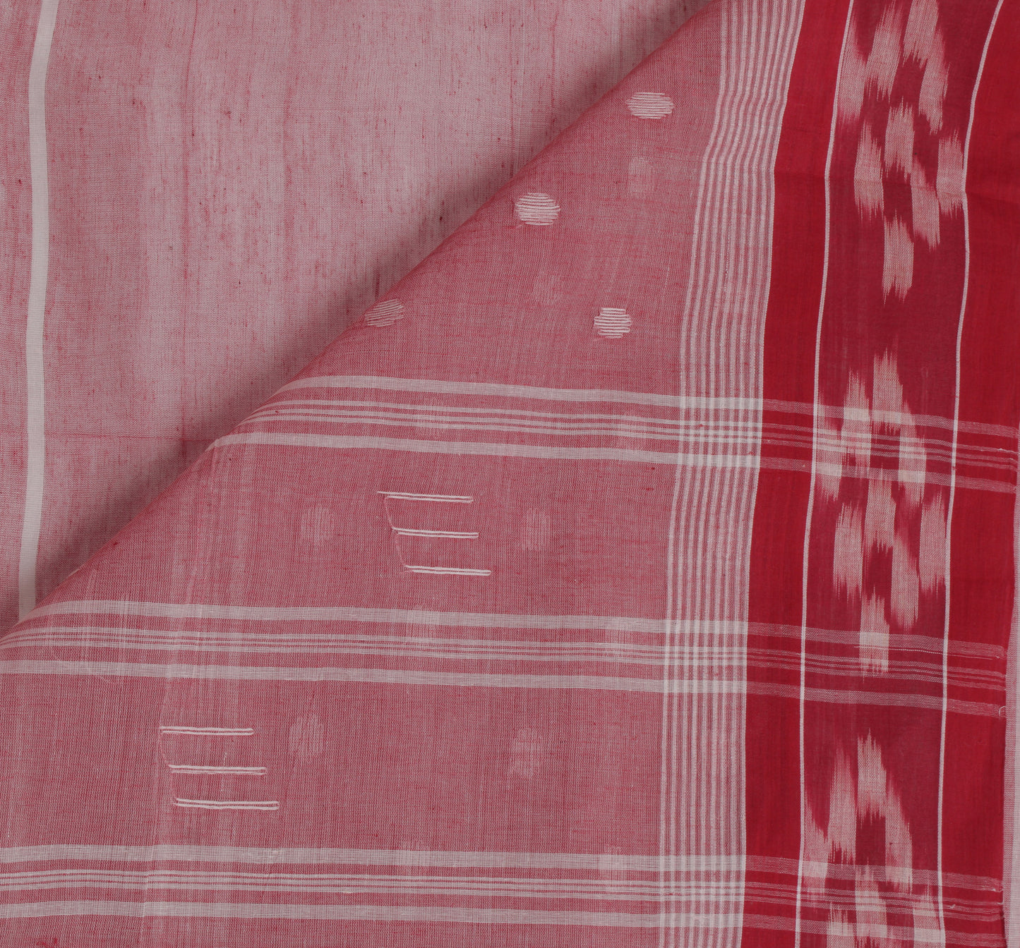 Sushila Vintage Maroon Indian Saree 100% Pure Cotton Woven Sari Craft Fabric