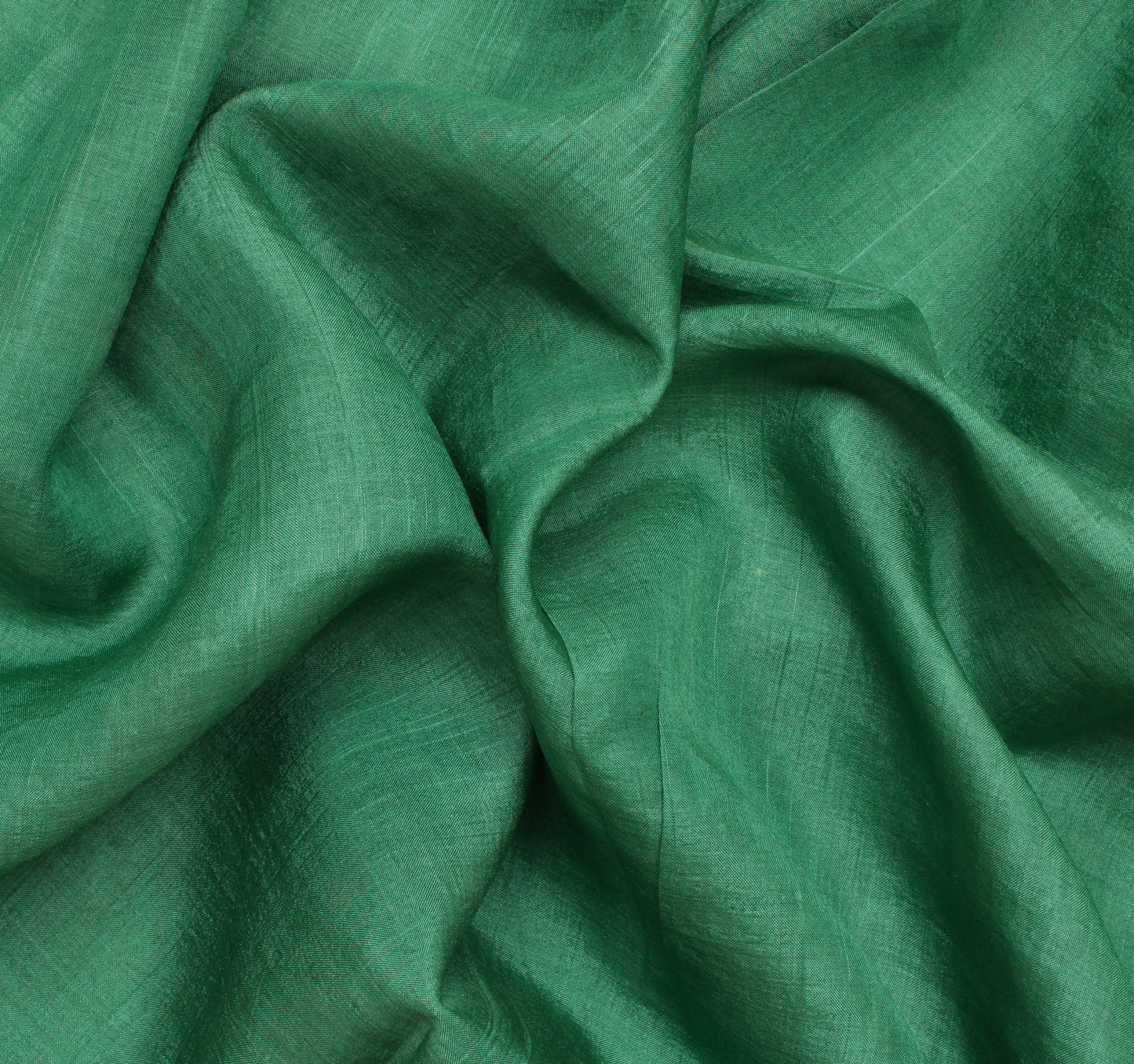 Sushila Vintage Aqua Green Saree Pure Silk Hand Embroidered Floral Sari Fabric