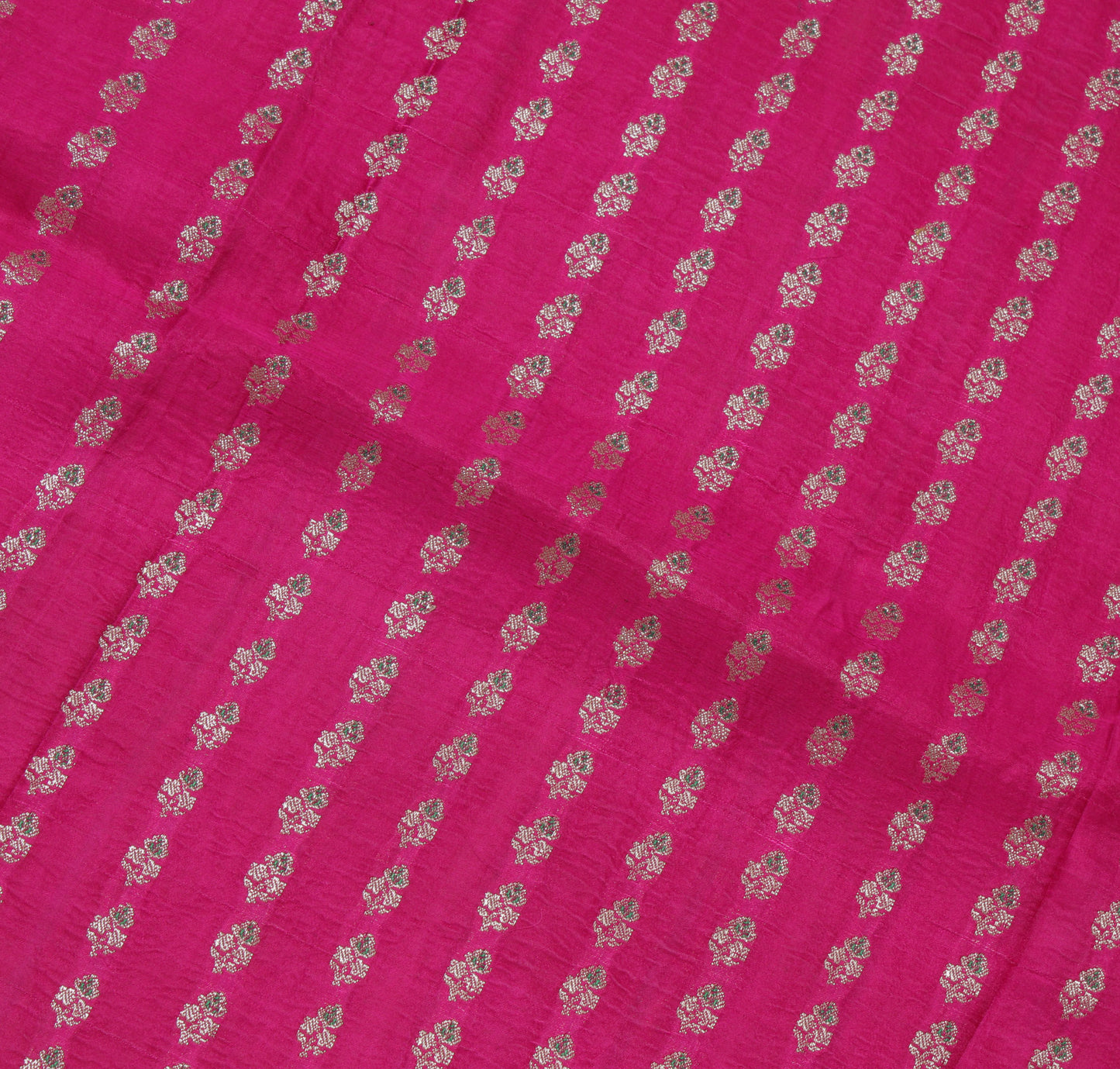 Sushila Vintage Heavy Saree Pure Satin Silk Banarasi Brocade Woven Sari Fabric