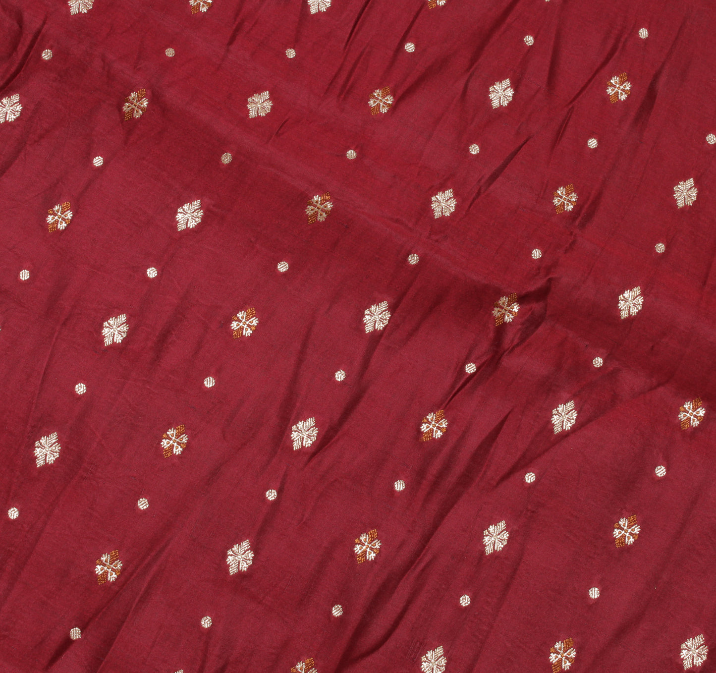 Sushila Vintage Heavy Saree Pure Satin Silk Banarasi Brocade Woven Sari Fabric