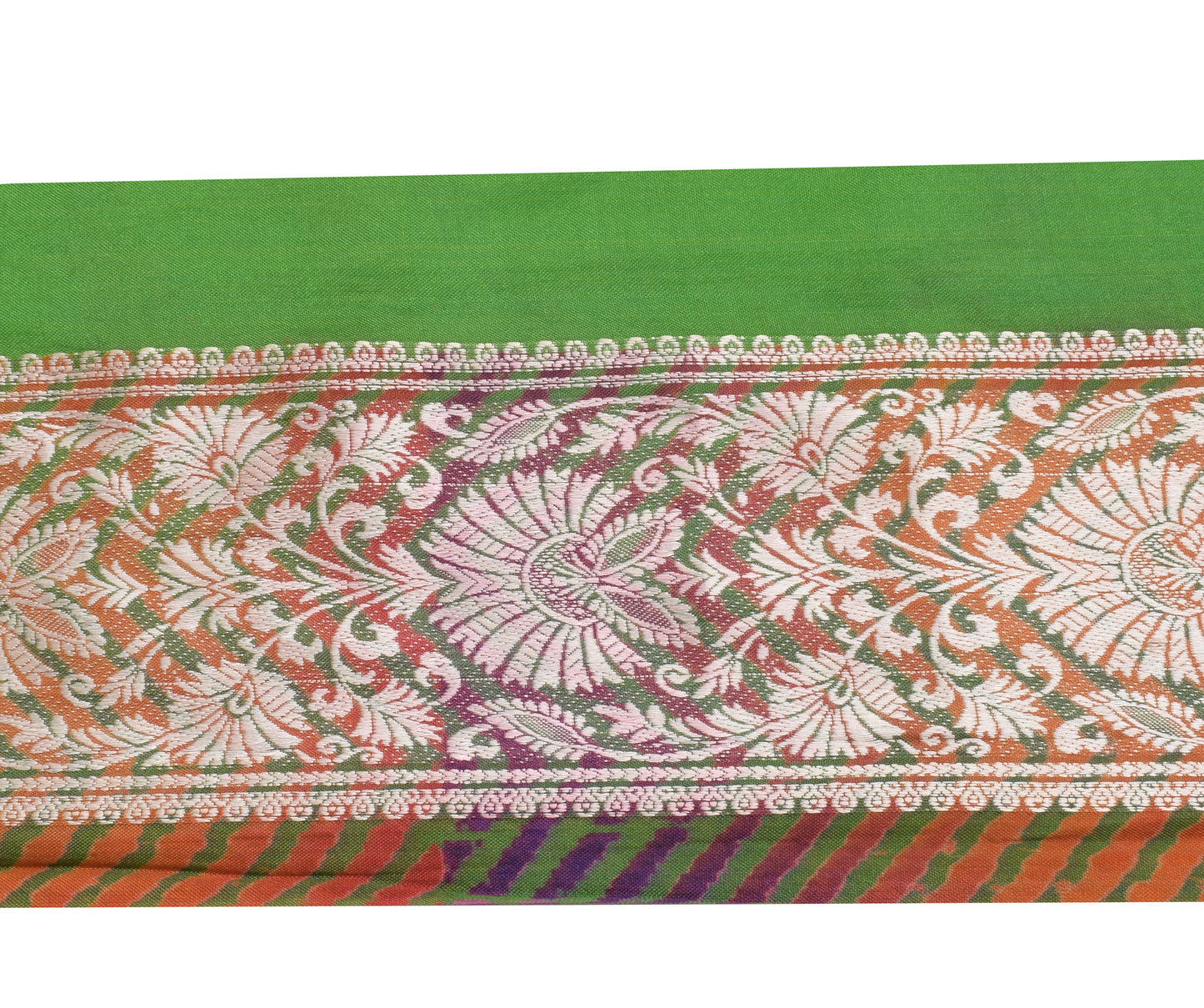 Sushila Vintage Indian Saree Border Indian Craft Sewing Trim Woven Lace Ribbon