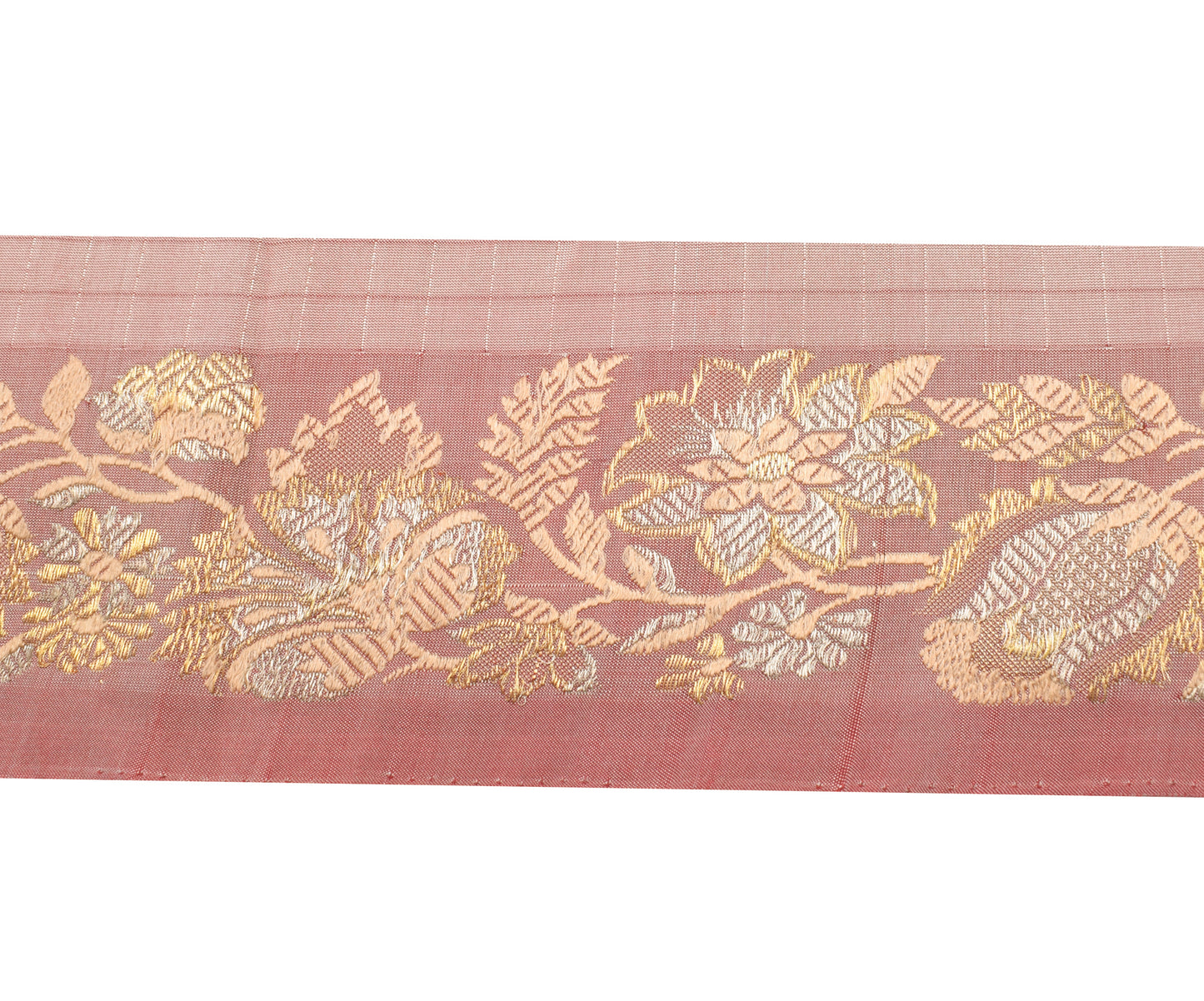 Sushila Vintage Saree Border Indian Craft Sewing Trim Woven Lace Ribbon Edges