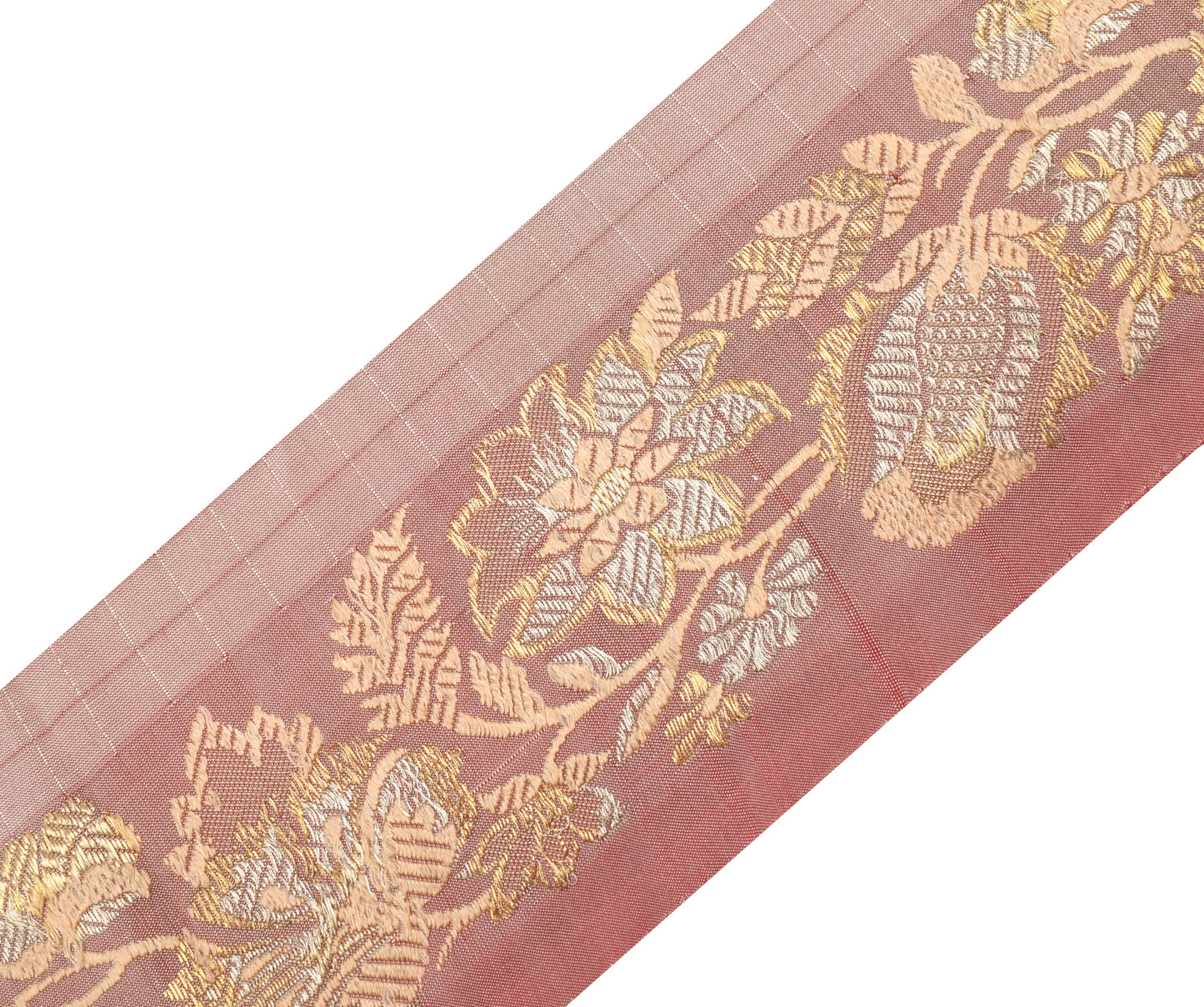 Sushila Vintage Saree Border Indian Craft Sewing Trim Woven Lace Ribbon Edges