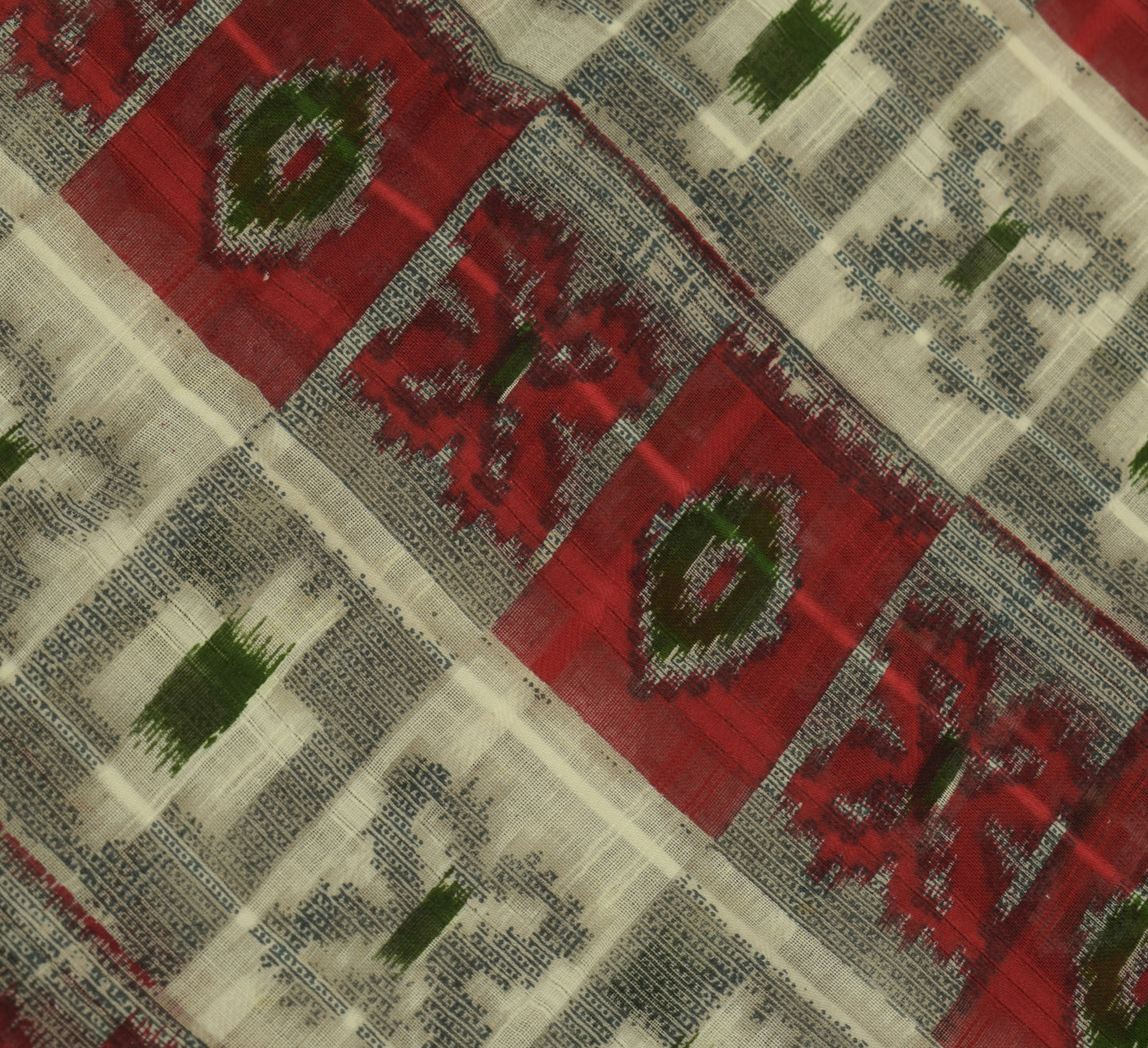 Sushila Vintage Multi-Color Sari Pure Cotton Printed Floral Soft Craft Fabric