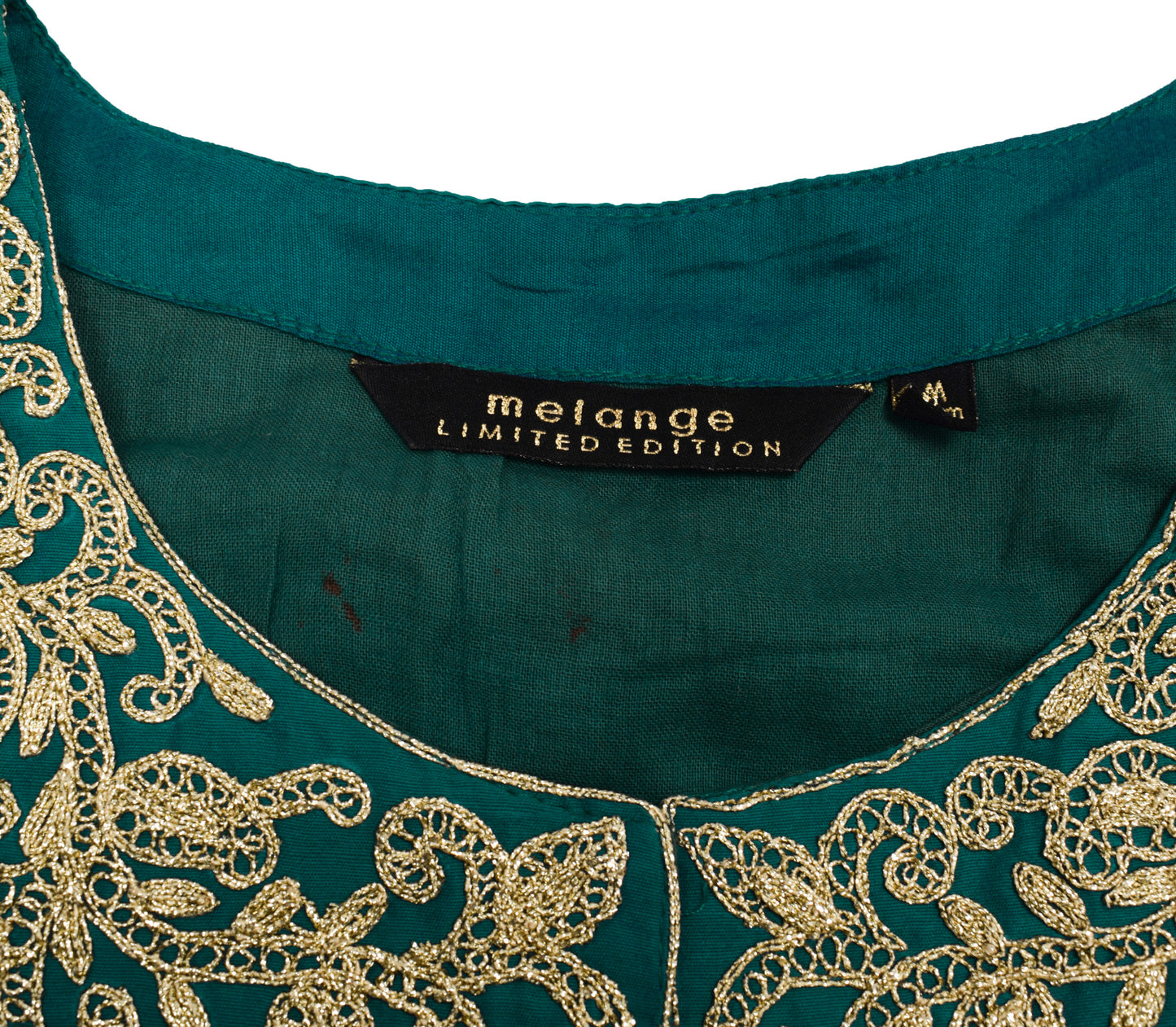 Sushila Vintage Rama Green Branded Readymade Stitched Sari Embroidered Blouse