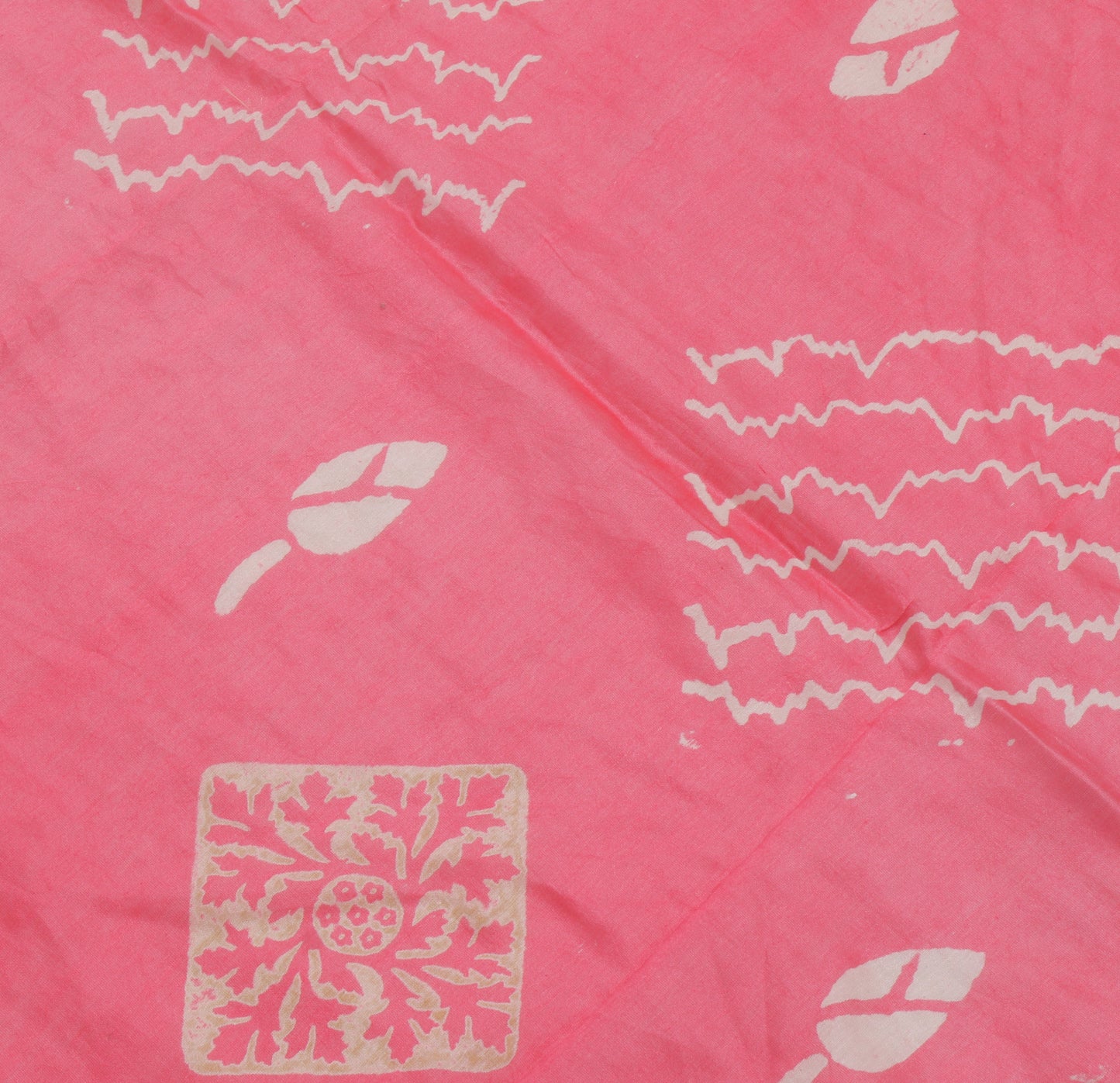 Sushila Vintage Redish Pink Dupatta 100% Pure Cotton Printed Long Stole Scarves