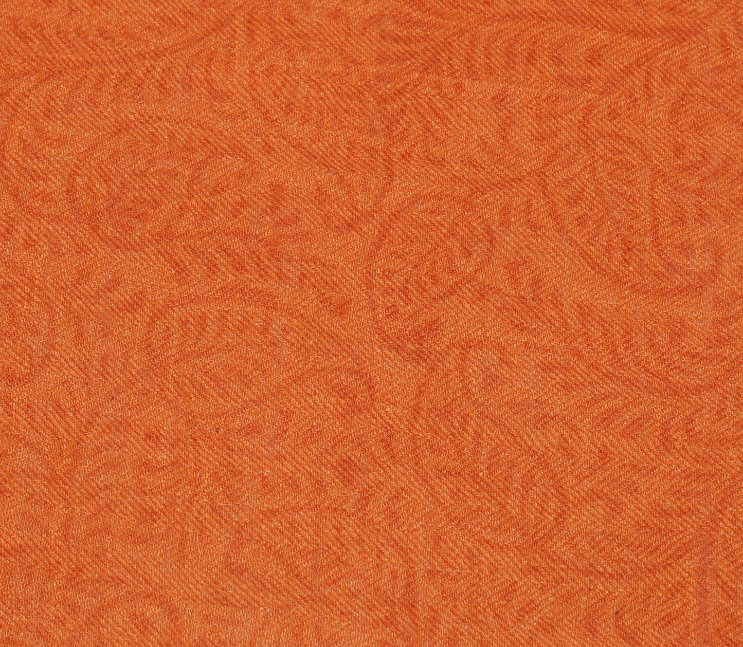 Sushila Vintage Orange Dupatta Indian 100% Pure Woolen Printed Long Stole Veil